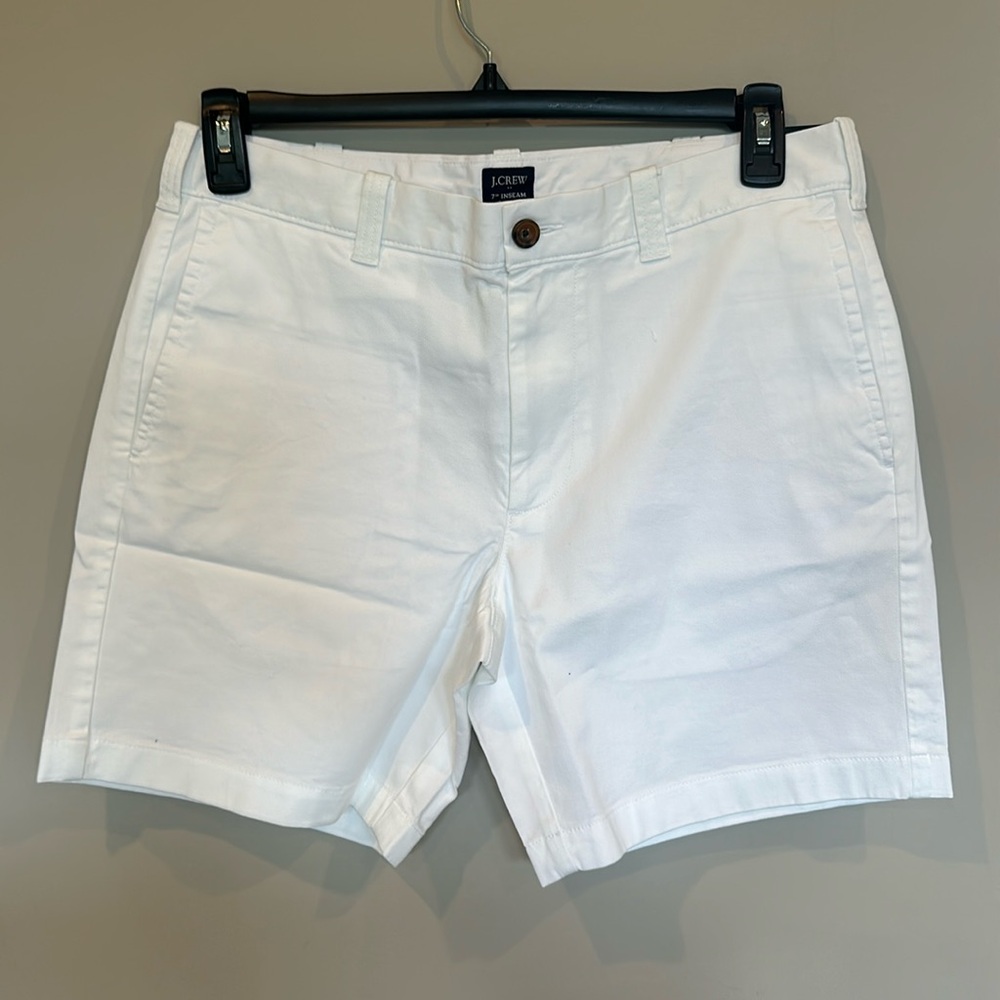 NWT J CREW 7” STRETCH CHINO SHORT size 33